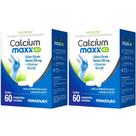 KIT 2X CALCIUM MAXX K2 ( Cálcio Citrato Malato + Vitaminas D3 e K2) 60 comprimidos - Maxinutri