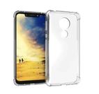 Kit 2x Capa Case Capinha Anti Shock Transparente para Moto G7 play