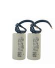 Kit 2x Capacitor De Partida 12uf 250vac Para Motor De Portão Automático Basculante e Deslizante