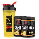 Kit 2x Carb Max 600g + Coqueteleira 600ml - Universal