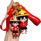 Kit 2x Chaveiro 3d One Piece Personagem Luffy Chave Carro Desenho Anime