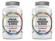 Kit 2x CMZ Cálcio + Magnésio + Zinco + Vitamina D3 60 Cápsulas Flora Nativa Kit 2x CMZ Cálcio + Magnésio + Zinco + Vitamina D3 60 Cápsulas Flora Nativa