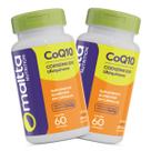 Kit 2x Coenzima Q10 Original Suplemento Alimentar Natural Sabor Neutro Duom 60 Capsulas