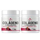 Kit 2x Colágeno Hidrolisado 300g Sabor Frutas Vermelhas Tuttiflora