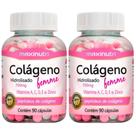 KIT 2X Colágeno Hidrolisado Femme + Vitaminas A, C, D, E e Zinco 90 cápsulas - Maxinutri KIT 2X Colágeno Hidrolisado Femme + Vitaminas A, C, D, E e Zinco 90 cápsulas - Maxinutri