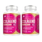 Kit 2x Colágeno Hidrolisado Vitaminas A C E D 60 Capsulas 400mg Flora Nativa