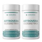 KIT 2x Colágeno Tipo 2 Ucii 40mg Vitamina D Cálcio Magnésio Articulações 60 Caps Amavera