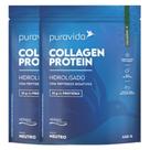 Kit 2x Collagen Protein Hidrolisado Neutro 450g - PuraVida