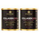 Kit 2X Collagen Skin 330g Cranberry - Essential Nutrition Kit 2X Collagen Skin 330g Cranberry - Essential Nutrition