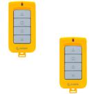 Kit 2x controle p/ motores de portão tx play amarelo garen