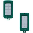 Kit 2x controle para automatizadores de portão tx play verde garen