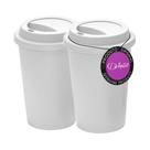 Kit 2x Copos para Viagem 450 ml Jacarta TopGet