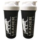 Kit 2X Coqueteleira Preta 600ml - Leader Nutrition Kit 2X Coqueteleira Preta 600ml - Leader Nutrition