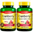KIT 2X Cranberry + Vitamina C e Zinco 60 cápsulas - Maxinutri KIT 2X Cranberry + Vitamina C e Zinco 60 cápsulas - Maxinutri