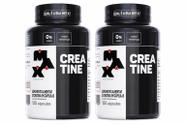 Kit 2x Creatina Creatine Max Titanium Monohidratada 120cap Com Nota Fiscal