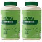 KIT 2X Creatina Gummies 60 gomas - Clinicmais Sabor:Maçã Verde