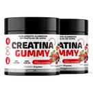 Kit 2x Creatina Gummy Ekobé Frutas Vermelhas 3g Zero Açúcar