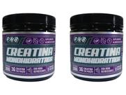 Kit 2x Creatina Monohidratada em Pó Uva 300g FNB
