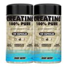 Kit 2x Creatina Pura Body Nutry Pote 120 Capsulas cada, Suplemento Alimentar mais Força e energia
