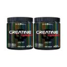 Kit 2x Creatina Turbo Monohidratada Sem Sabor 300g Black Skull