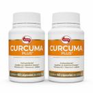 Kit 2x Cúrcuma Plus 500mg Vitafor 60 Cápsulas