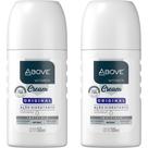 KIT 2X Desodorante Antitranspirante Roll-On ABOVE CREAM ORIGINAL 50ml 72H Ultra Cuidado KIT 2X Desodorante Antitranspirante Roll-On ABOVE CREAM ORIGINAL 50ml 72H Ultra Cuidado