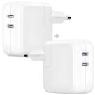Kit 2X Duas Fontes Turbo de 50W Entradas Dupla USBC