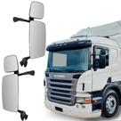 Kit 2x Espelhos Retrovisores Para Caminhão Aplicação Scania S4 S5 Le E Ld