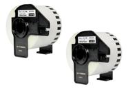 Kit 2x Etiqueta Térmica Dk-22205 Compatível Ql-500 Ql-810w -