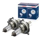 Kit 2x Farol Para Carro H4 Standard 12V 60/55w ( P43t ) Halógena Lâmpada Luz Automotiva
