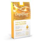 Kit 2x Folhas Prontas Corporais Natural - Depilflax