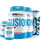 Kit 2x Fusion Protein 900g + BCAA 100g + Creatina 100g + Coqueteleira - BRNFOODS