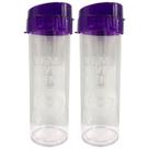 Kit 2X Garrafa Aquabio - 400ml Roxo - Vitafor Kit 2X Garrafa Aquabio - 400ml Roxo - Vitafor