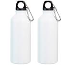 kit 2x Garrafa Squeeze Sport 500 ml TopGet Branco