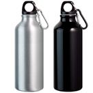 kit 2x Garrafa Squeeze Sport 500 ml TopGet Preto e Prata
