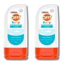 KIT 2X Gel Repelente de Insetos OFF Baby Icaridina 117G A partir 3 Meses Baby Bebê Neném Infantil