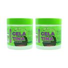 Kit 2x Gelatina Hidratação Definição De Cachos E Volume Maçã Verde 500g Naxos