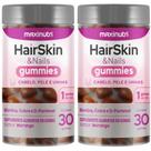 KIT 2X HairSkin e Nails Gummies 30 gomas - Maxinutri KIT 2X HairSkin e Nails Gummies 30 gomas - Maxinutri