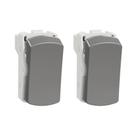 Kit 2x Interruptor Paralelo Cor Alumínio Miluz Schneider