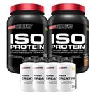 Kit 2x Iso Protein 900g + 4x Power Creatina 100g + Coqueteleira Bodybuilders