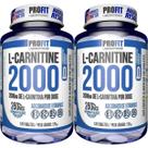 Kit 2X L-Carnitina 2000 + 250mcg Cromo - 120 Tabletes - ProFit