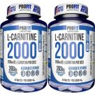 Kit 2X L-Carnitina 2000 + 250mcg Cromo - 60 Tabletes - ProFit
