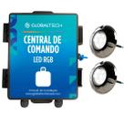 Kit 2x LED RGB Piscina 9W Luxpool + Central Globaltech Kit 2x LED RGB Piscina 9W Luxpool + Central Globaltech