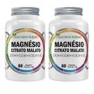 Kit 2x Magnésio Citrato Malato 60 Cápsulas Flora Nativa do Brasil