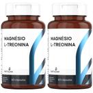 KIT 2X Magnésio L-Treonina (Treonato) 60 cápsulas - Natulha