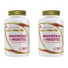 Kit 2x Magnésio + Mio Inositol 60 Cápsulas 500mg - Flora nativa do brasil Kit 2x Magnésio + Mio Inositol 60 Cápsulas 500mg - Flora nativa do brasil