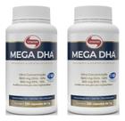 Kit 2x Mega DHA 1500mg 120 Caps Vitafor