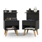 Kit 2x Mesa De Cabeceira Sleep Diversas Cores