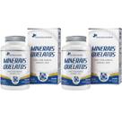 Kit 2x Minerais Quelatos Cobre Ferro Magnésio Manganês Zinco 60 Caps Flora Nativa