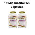 Kit 2x Mio Inositol + Picolinato Cromo + Zinco Vitamina B1 B6 D3 K2 Puro 120 Cápsulas